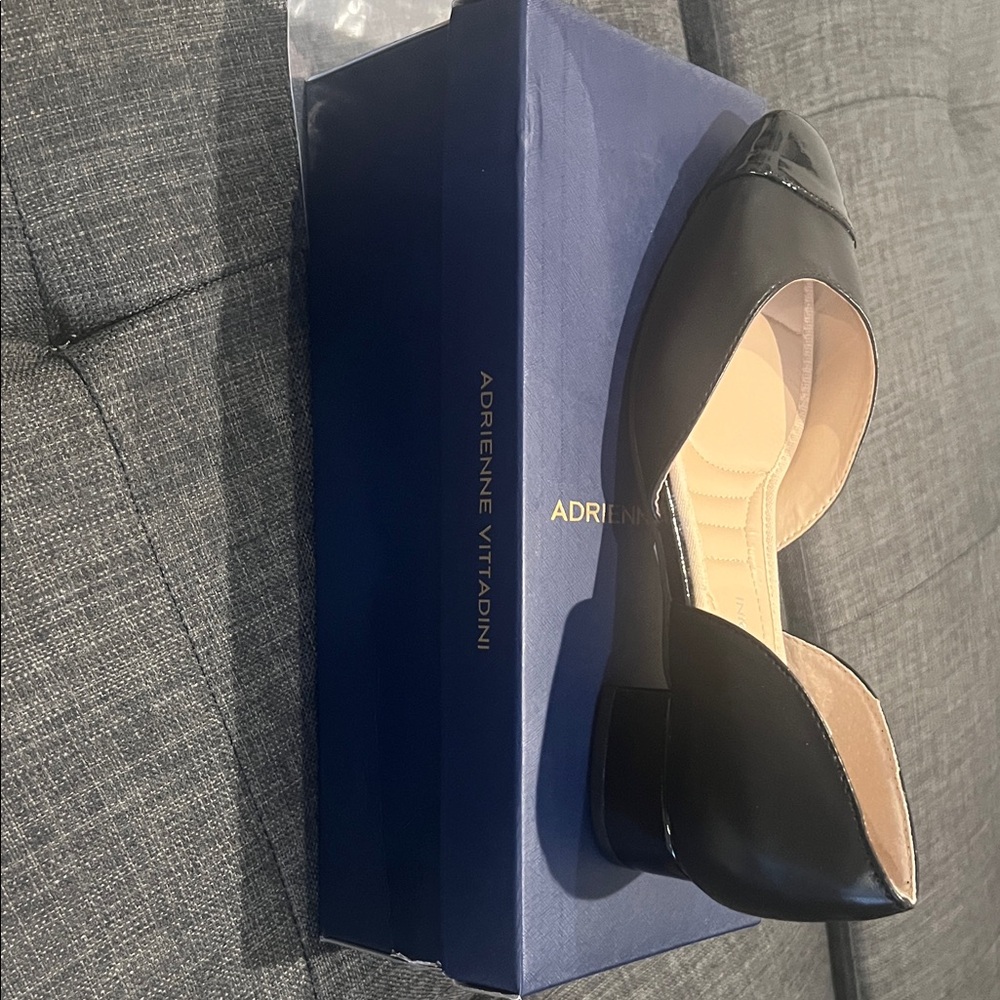 Adrienne Vittadini Black Flats